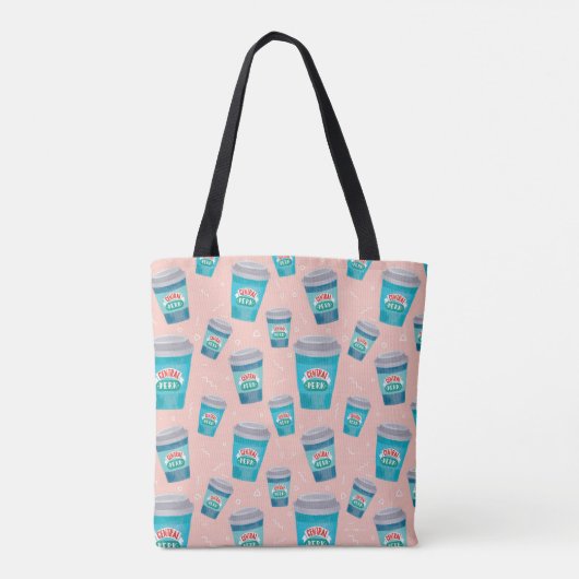 Tote Bag AMIS™ | Motif Central Perk Coffee Cup (Dos)