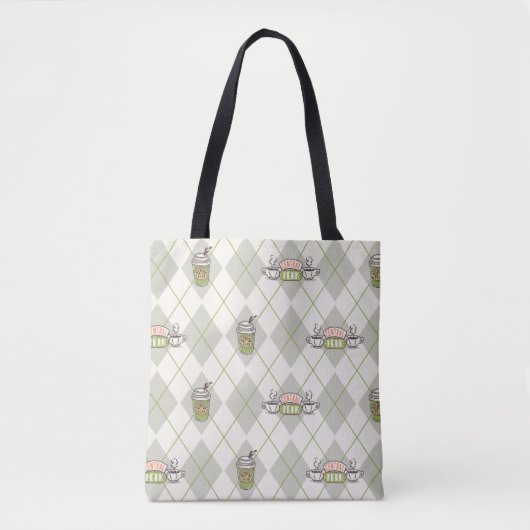 Tote Bag AMIS™ | Motif de Jacquard Perk Central (Devant)