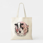 Tote Bag amis pas de nourriture Art Imprimer (Dos)