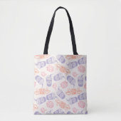 Tote Bag AMIS™ | Pastel Central Perk Motif (Devant)
