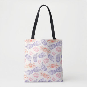 Tote Bag AMIS™ Pastel Central Perk Motif