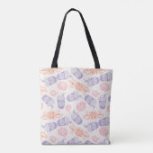 Tote Bag AMIS™ | Pastel Central Perk Motif (Dos)