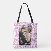 Tote Bag AMIS™ | Ross Et Rachel Doodled Hearts (Dos)