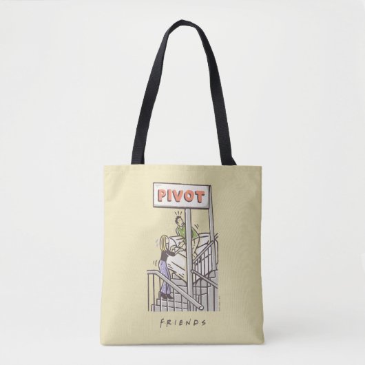 Tote Bag AMIS™ | Ross et Rachel PIVOT (Devant)