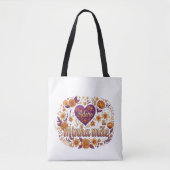 Tote Bag Amo a minha mãe, (Devant)
