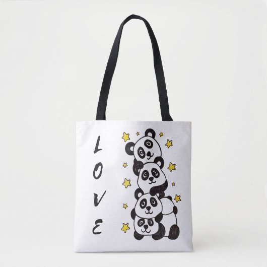 TOTE BAG AMOUR. (Devant)