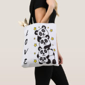 TOTE BAG AMOUR. (De près)