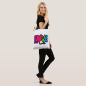 Tote Bag Amour (Sur le modèle)