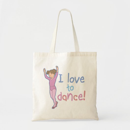 Tote Bag Amour à danser Ballerina (Devant)