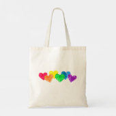 Tote Bag Amour arc-en-ciel (Dos)