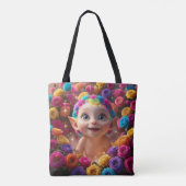 Tote Bag Amour Arc-en-Ciel (Dos)