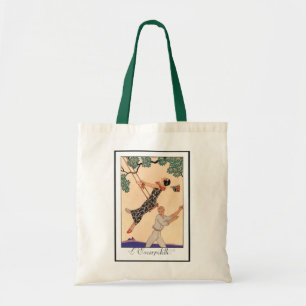 Tote Bag Amour Art Déco Vintage, La Balançoire de George Ba