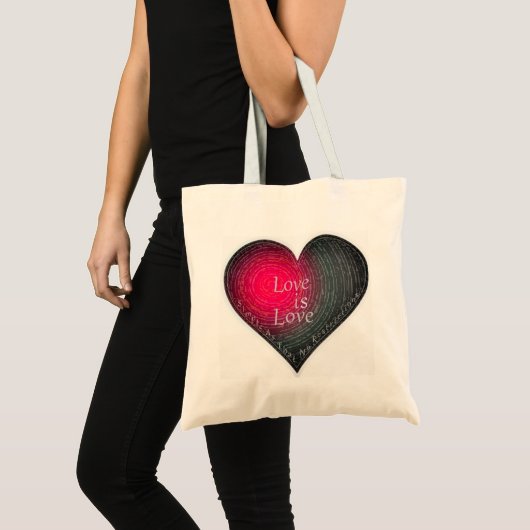 Tote Bag "Amour… aucunes restrictions" fourre-tout (Devant (produit))