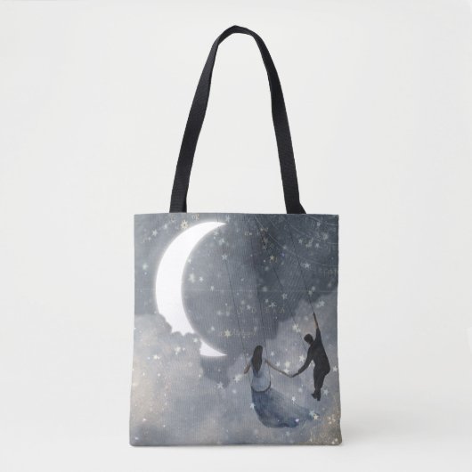 Tote Bag Amour céleste (Devant)