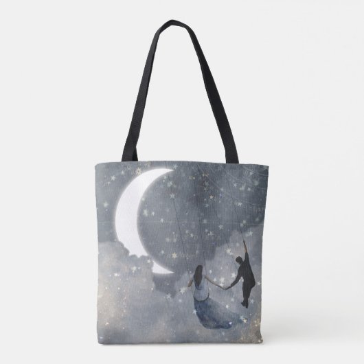Tote Bag Amour céleste (Dos)
