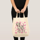 Tote Bag Amour dalmatien (Devant (produit))