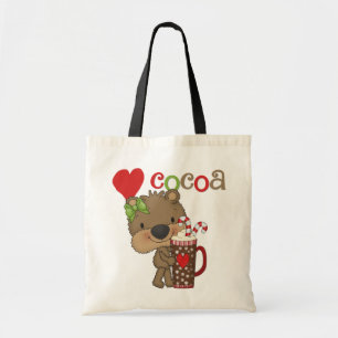 Tote Bag Amour de cacao d'ours de fille