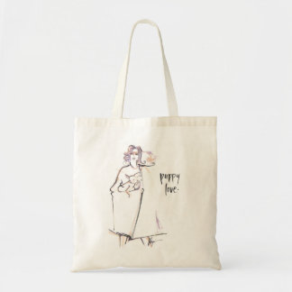 Tote Bag Amour de chiot