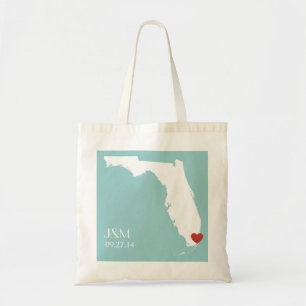 Tote Bag Amour de la Floride - personnalisable