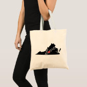 Tote Bag Amour de la Virginie ! Cadeaux pour des amants de (Devant (produit))