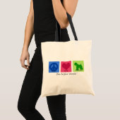 Tote Bag Amour de paix blond comme les blés (Devant (produit))