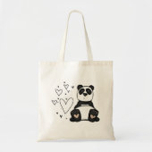 Tote Bag amour de panda (Devant)