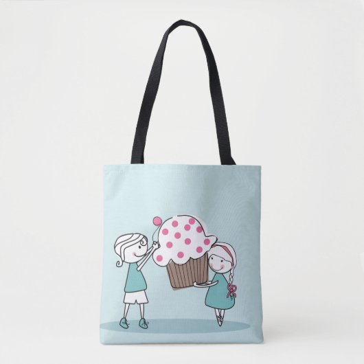 Tote Bag Amour de petit gâteau (Devant)