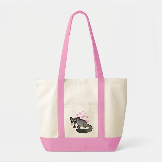 Tote Bag Amour de Phalanger à Sugar (Devant)