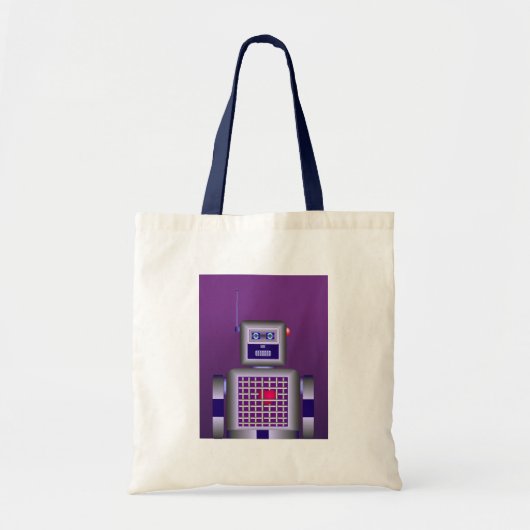 Tote Bag Amour de robot (Devant)