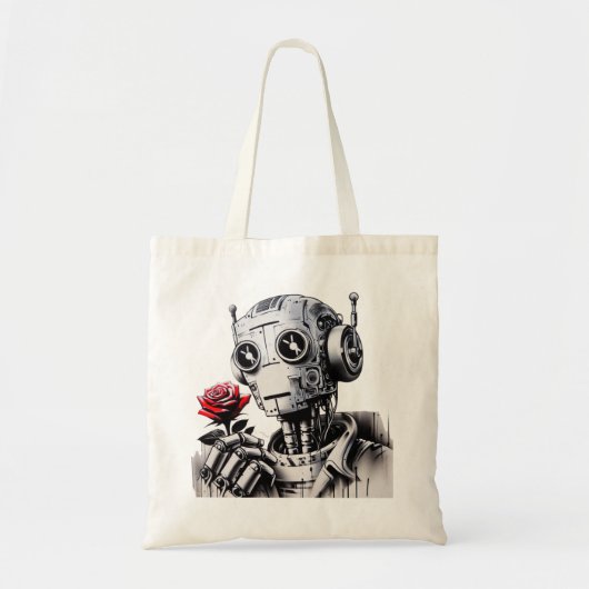 Tote Bag Amour de Robot 01 (Devant)