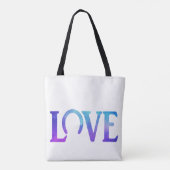Tote Bag Amour de sabot violet (Dos)