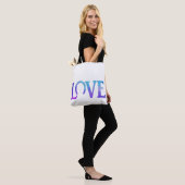 Tote Bag Amour de sabot violet (Sur le modèle)