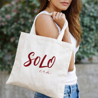 Tote Bag Amour de soi minimaliste solo