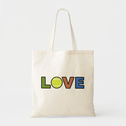 Tote Bag Amour de Tennis (Devant)