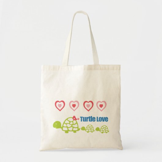 Tote Bag Amour de tortue (Devant)