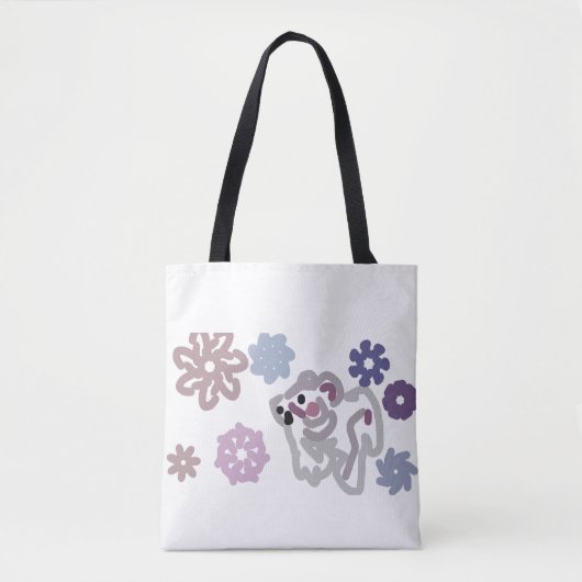 Tote Bag Amour d'ours polaire (Devant)