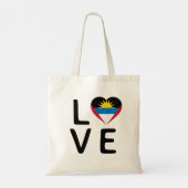 Tote Bag Amour - Drapeau d'Antigua et Barbuda (Dos)