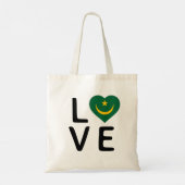 Tote Bag Amour - Drapeau Mauritanie (Dos)