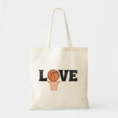Tote Bag Amour du basket-ball (Devant)