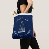 Tote Bag Amour Ensembles voile Nautique Mariage Party (De près)