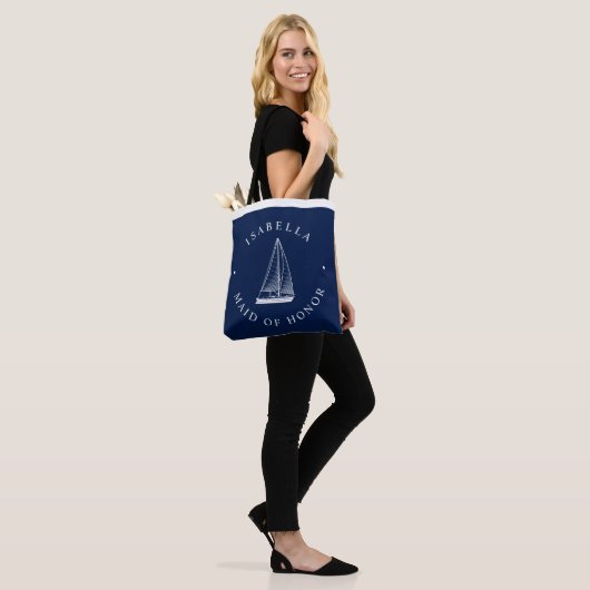 Tote Bag Amour Ensembles voile Nautique Mariage Party (Sur le modèle)