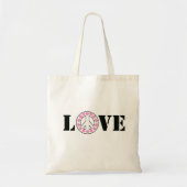 Tote Bag Amour et paix (Devant)