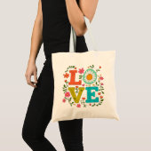 Tote Bag Amour floral (Devant (produit))