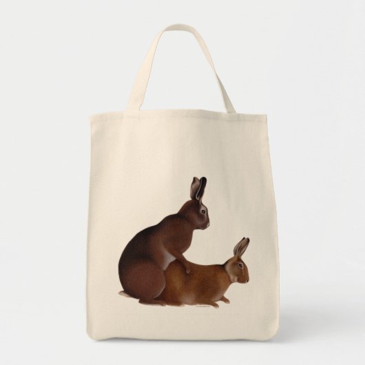 Tote Bag Amour Fourre-tout de lapin (Devant)
