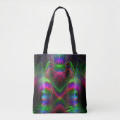 Tote Bag Amour fractal psychédélique (Devant)