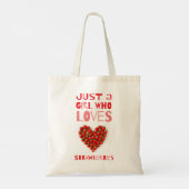 Tote Bag Amour fraise (Dos)
