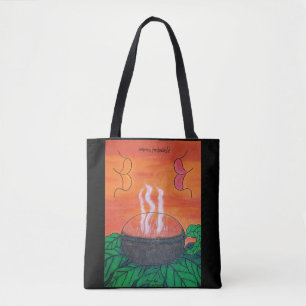 Tote Bag Amour Grillé muackS!!! - AmaSilyS - Art
