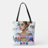 Tote Bag Amour inconditionnel - Illustration de l'autonomis (Dos)