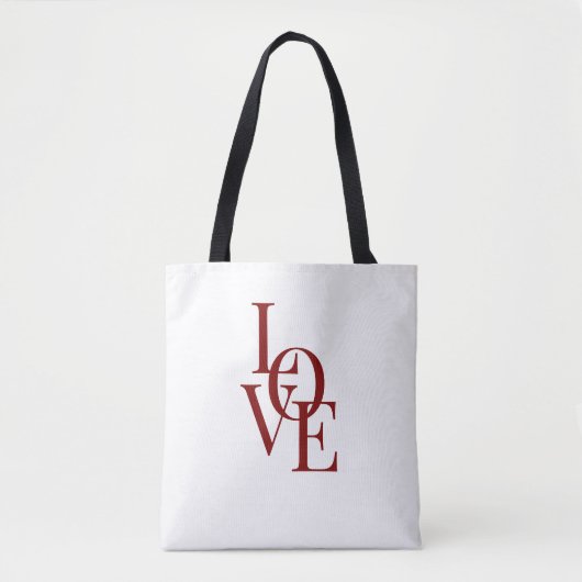 Tote Bag Amour Moderne Minimaliste (Devant)