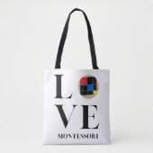 Tote Bag Amour | Montessori | Cube trinomial (Devant)